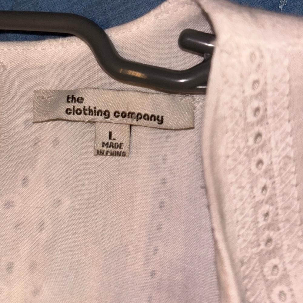 The Clothing Company White Eyelet Dress